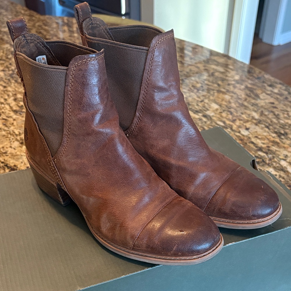 Timberland Brown Leather Boots